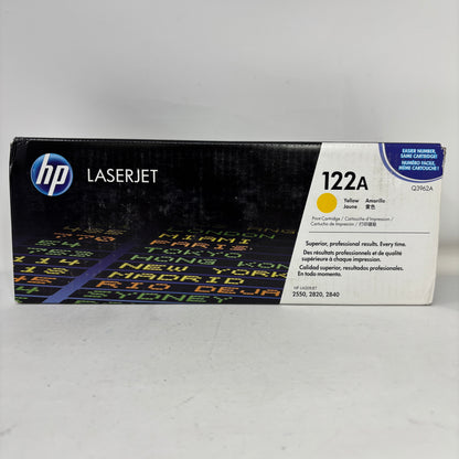 New HP 122A Yellow Original LaserJet Toner Cartridge Q3962A