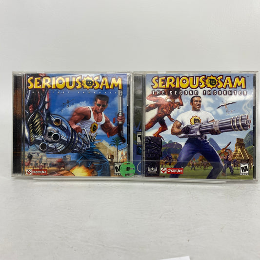  Lot of 2 Serious Sam PC Game Bundle The First Encounter & The Second Encounter