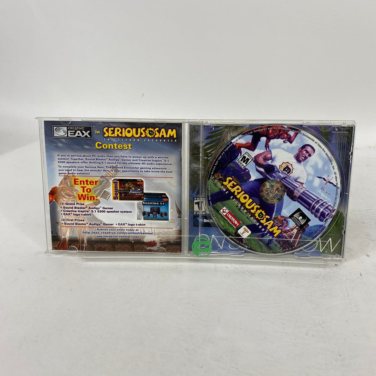  Lot of 2 Serious Sam PC Game Bundle The First Encounter & The Second Encounter