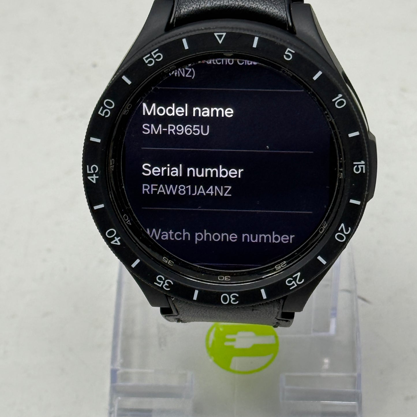 Samsung Galaxy Watch6 Classic 47mm Black SM-R965U LTE Android Smartwatch