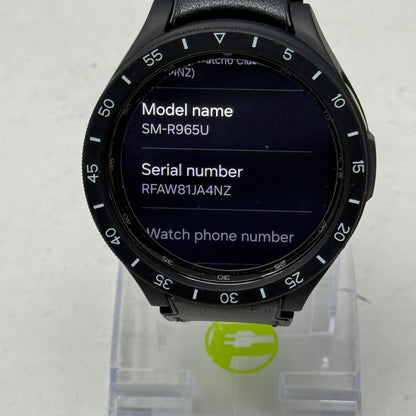 Samsung Galaxy Watch6 Classic 47mm Black SM-R965U LTE Android Smartwatch