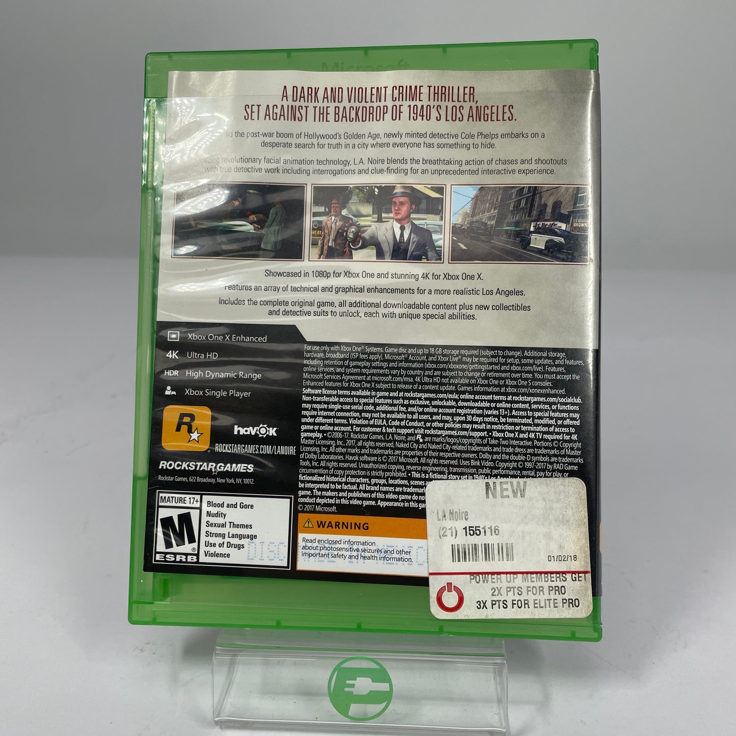 L.A. Noire (Microsoft Xbox One, 2017)