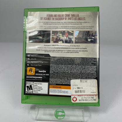 L.A. Noire (Microsoft Xbox One, 2017)