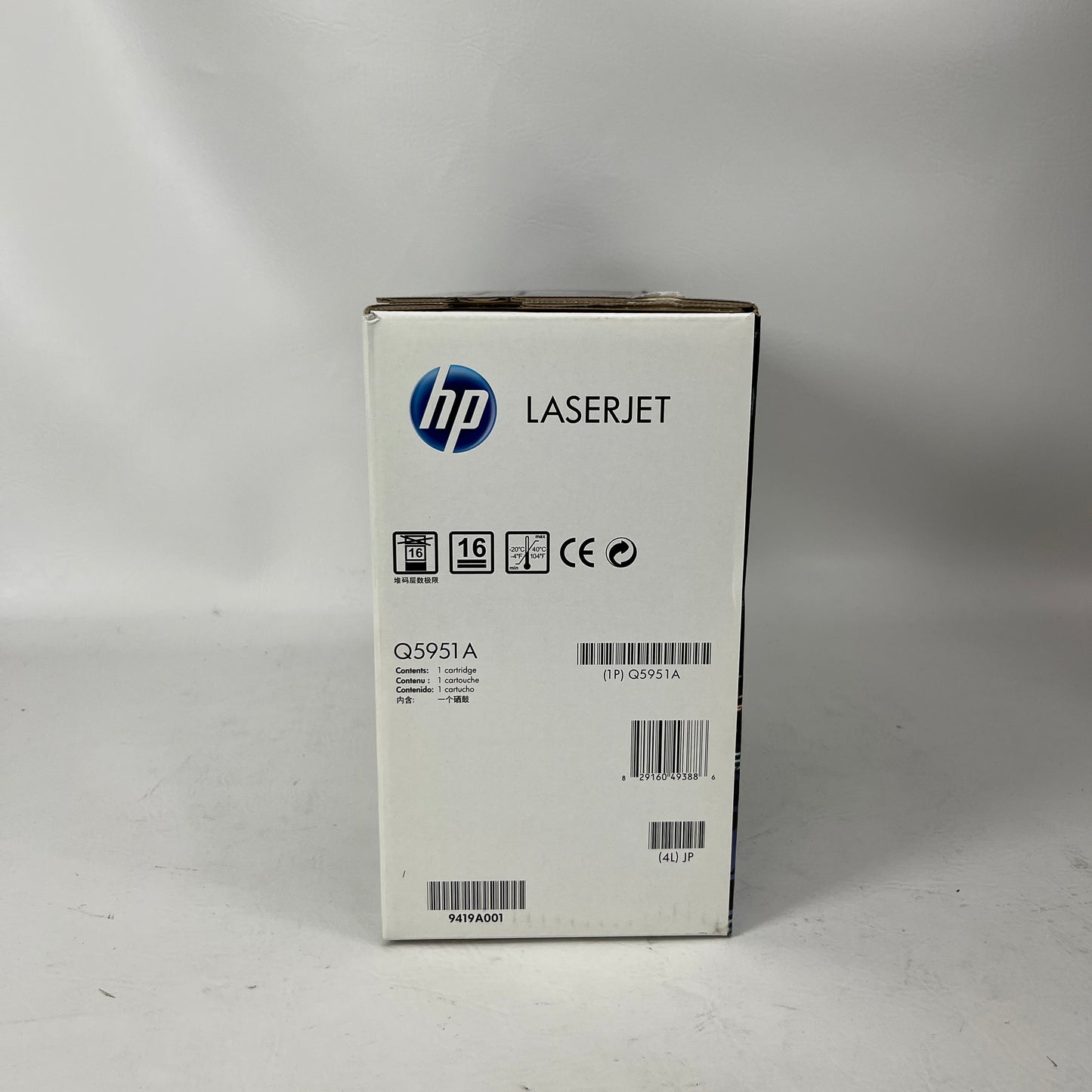Set of  3 New HP Laserjet 643A Yellow/Cyan/Magenta Toner Cartridge Q5951A/Q5953A/Q5952A