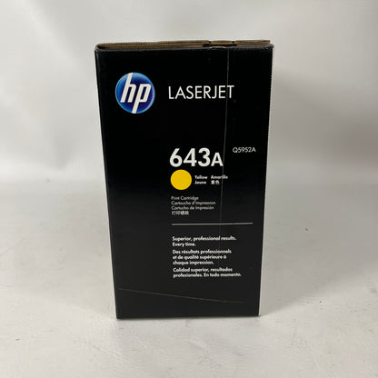 Set of  3 New HP Laserjet 643A Yellow/Cyan/Magenta Toner Cartridge Q5951A/Q5953A/Q5952A