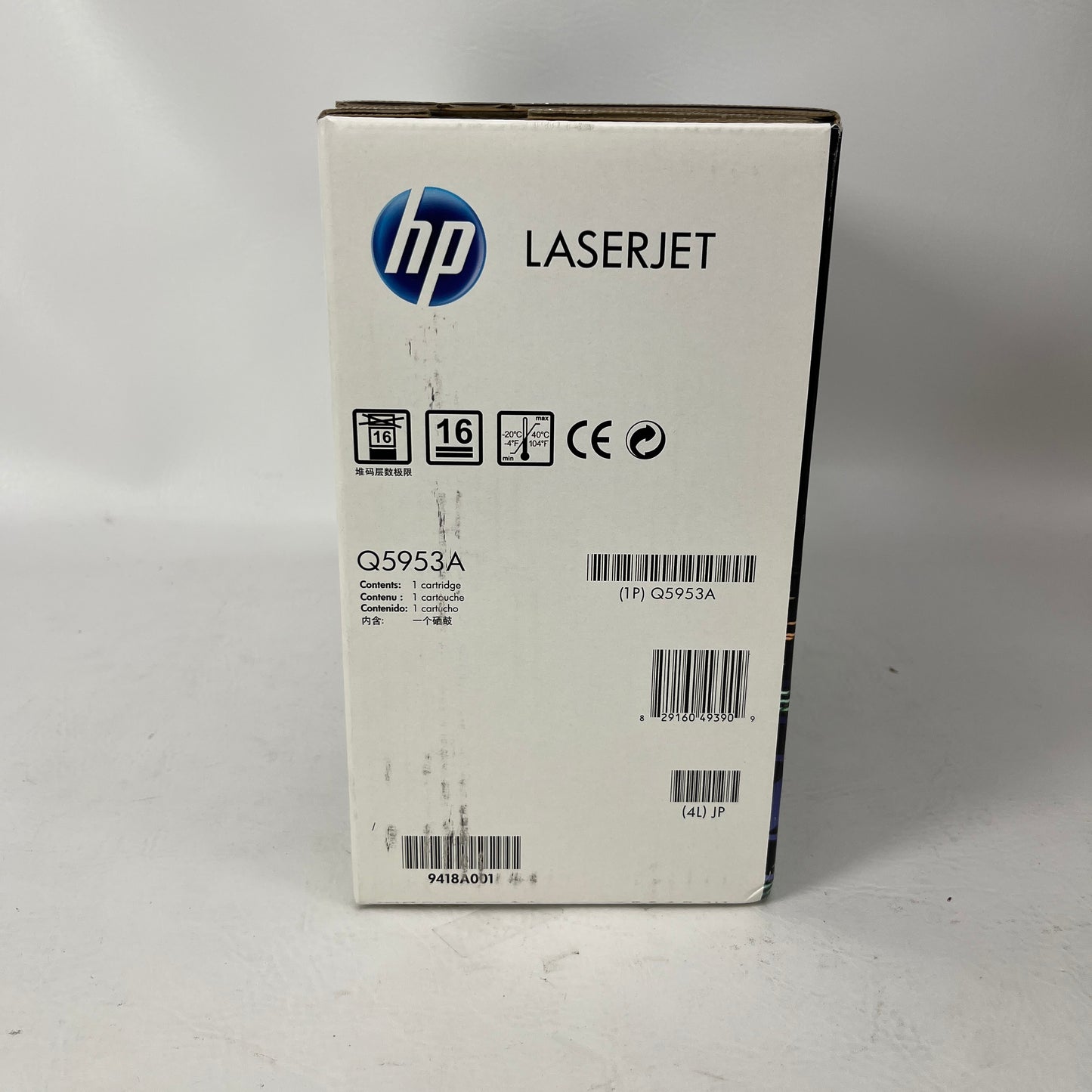Set of  3 New HP Laserjet 643A Yellow/Cyan/Magenta Toner Cartridge Q5951A/Q5953A/Q5952A