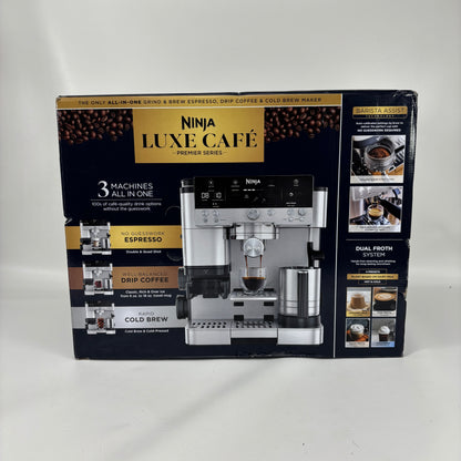 New Ninja Luxe Cafe Premier Espresso Machine & Drip Coffee Maker  ES601