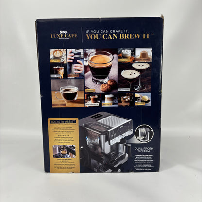 New Ninja Luxe Cafe Premier Espresso Machine & Drip Coffee Maker  ES601