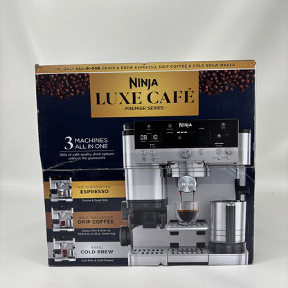 New Ninja Luxe Cafe Premier Espresso Machine & Drip Coffee Maker  ES601