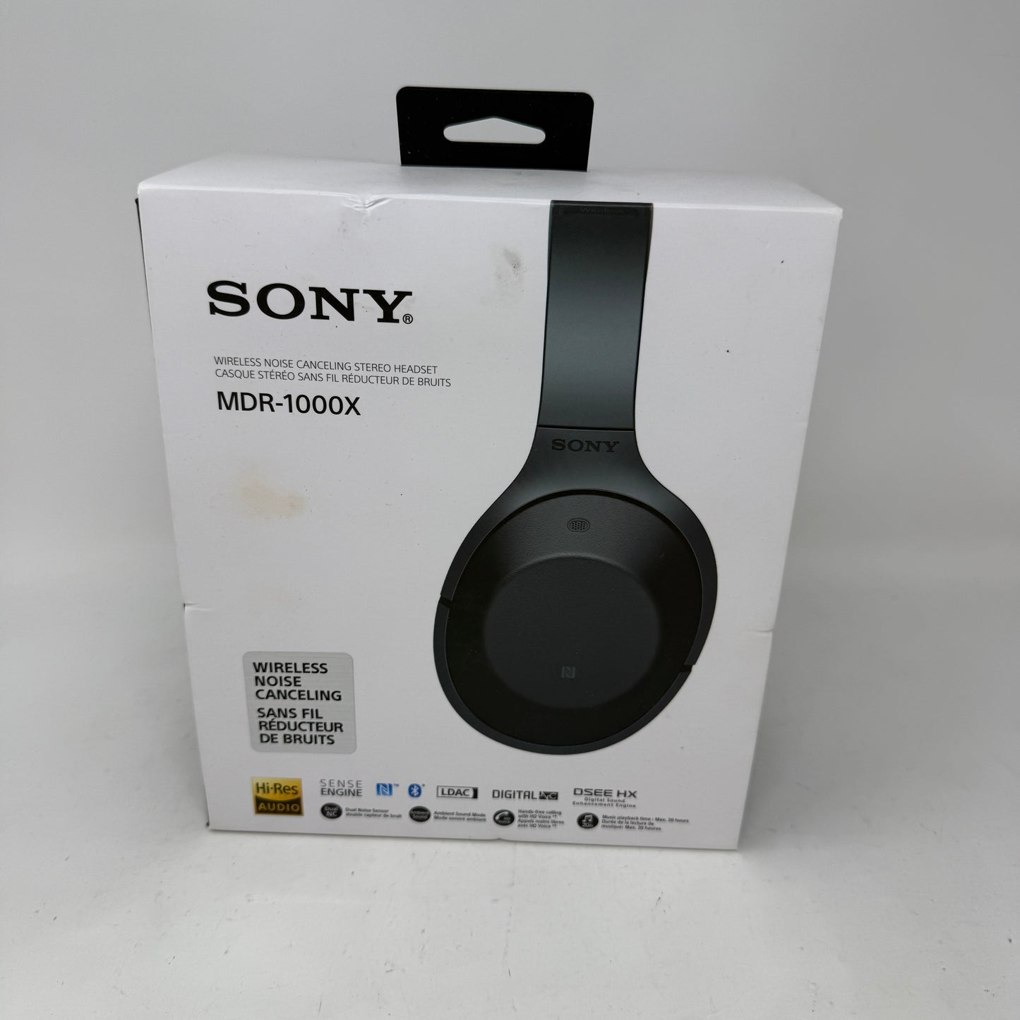 Sony MDR-1000X Wireless Noise Cancelling Stereo Headset Black