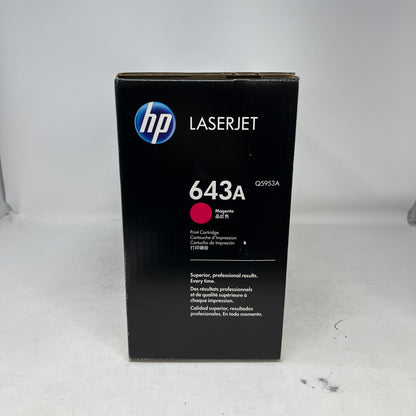 New HP Colour LaserJet 643A Magenta Original Toner Cartridge Q5953A
