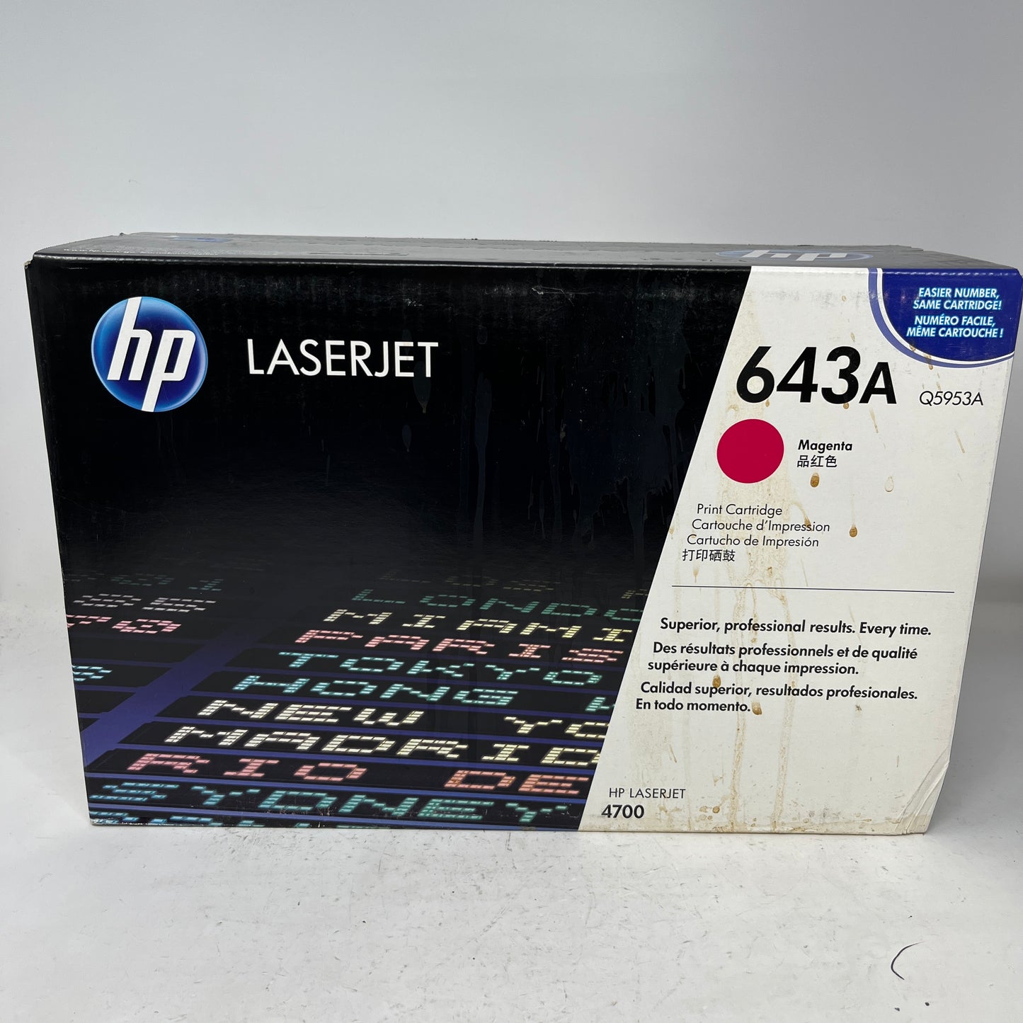 New HP Colour LaserJet 643A Magenta Original Toner Cartridge Q5953A