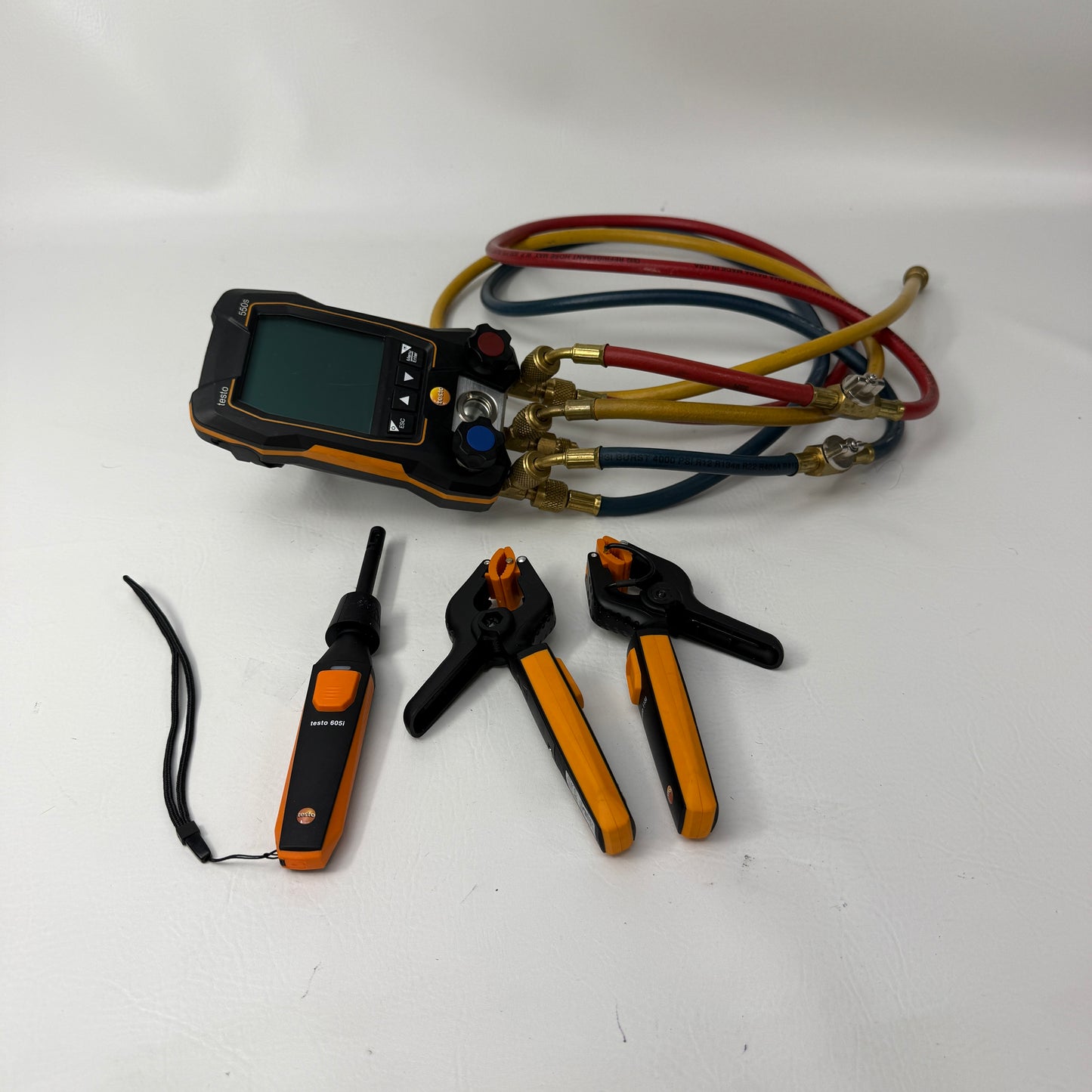 Testo 550S Refrig Test Kit Smart Digital Manifold 0564 5500