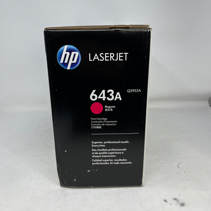 New HP Colour LaserJet 643A Magenta Original Toner Cartridge Q5953A