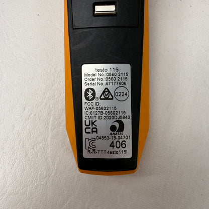 Testo 550S Refrig Test Kit Smart Digital Manifold 0564 5500