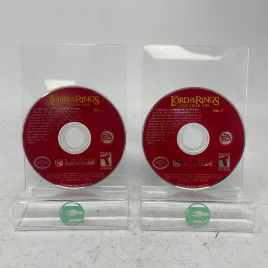 Lot of 2 Nintendo GameCube The Lord of the Rings: the Third Age Disc 1 + 2 Games