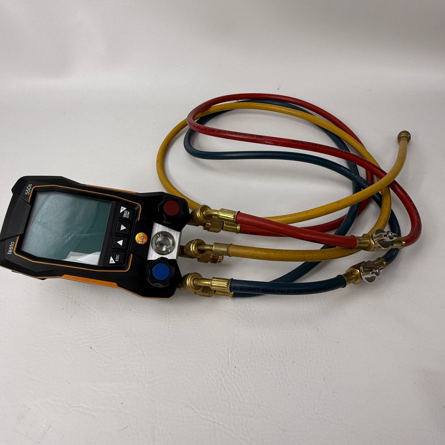 Testo 550S Refrig Test Kit Smart Digital Manifold 0564 5500