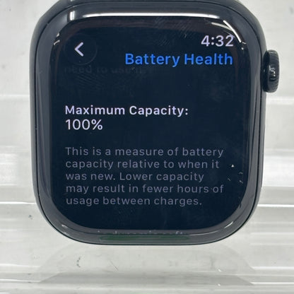 GPS Only Apple Watch Series 11 46MM Jet Black Aluminum Black Sport Band MEUX4LW/A