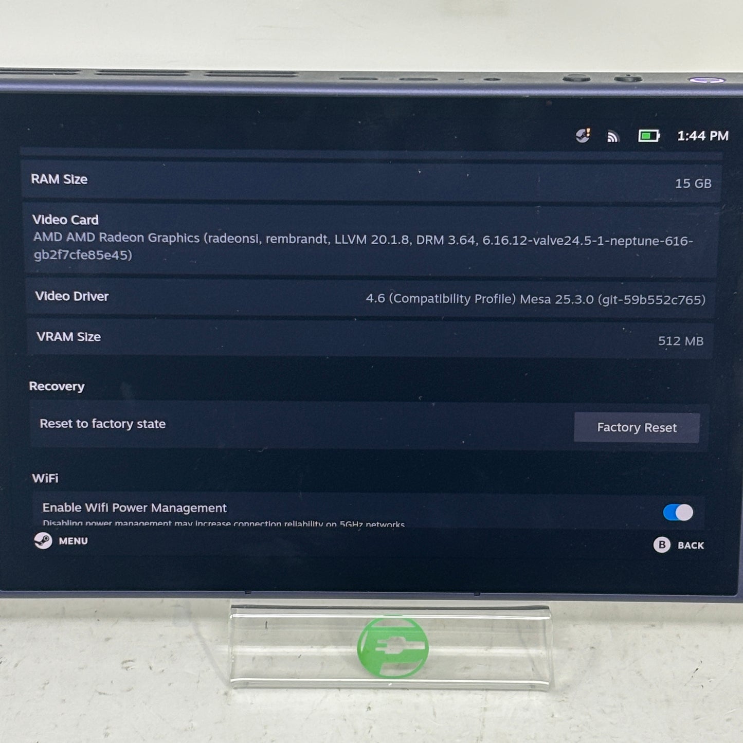 Lenovo Legion Go S with SteamOS 8" AMD Ryzen Z2 Go 16GB RAM 512GB Black 83N6000