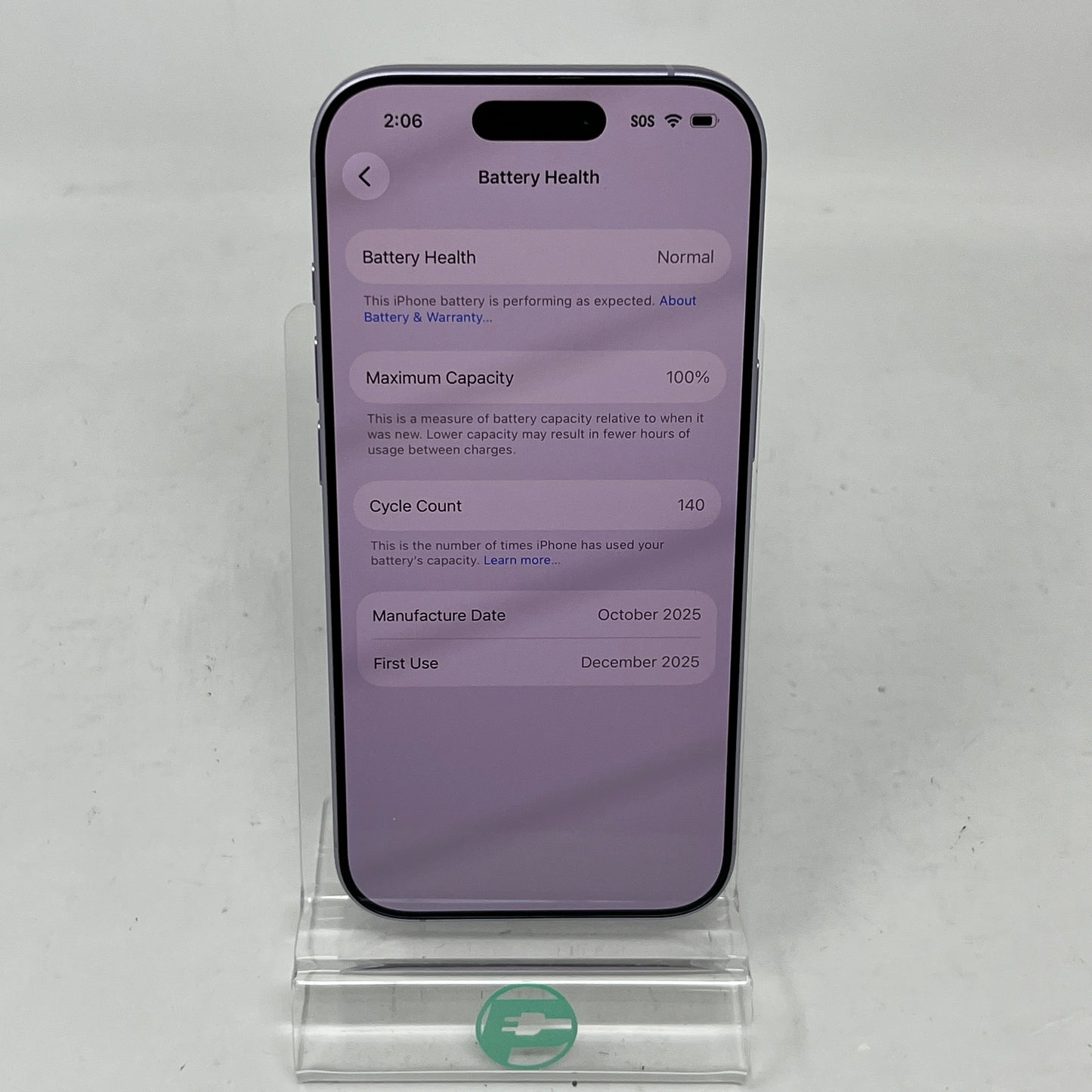 Factory Unlocked Apple iPhone 17 256GB Lavender MG494LL/A