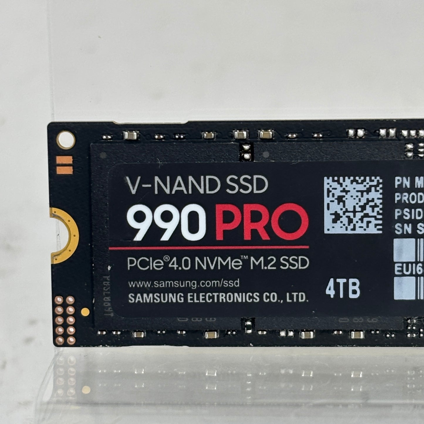 Samsung 2280mm V-Nand 990 Pro 4TB M.2 NVMe Gen 4.0 x 4 SSD MZ-V9P4T0