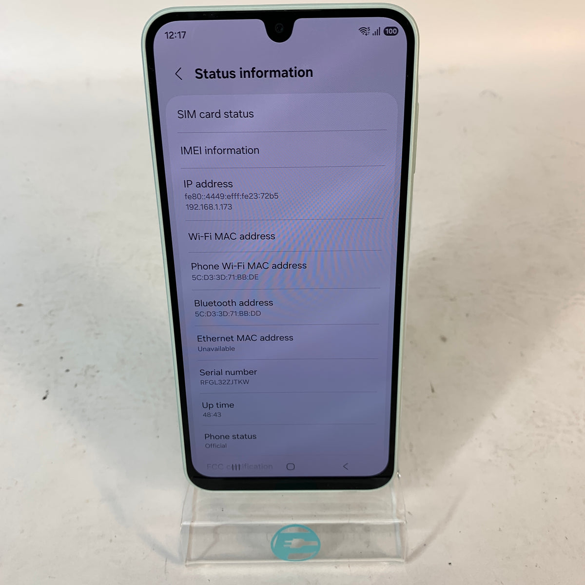 Samsung Galaxy A16 4GB RAM 128GB SM-A165M Light Green