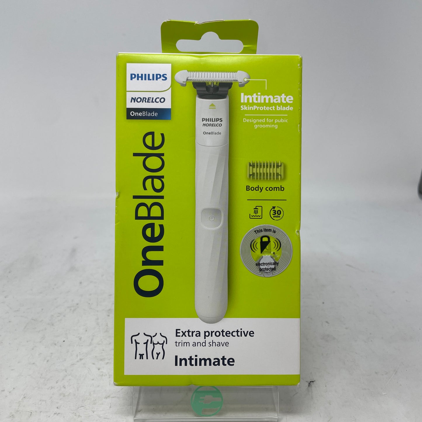 New Philips Norelco Oneblade Unisex Intimate Pubic & Personal Body Groomer/Trimmer QP1924/70