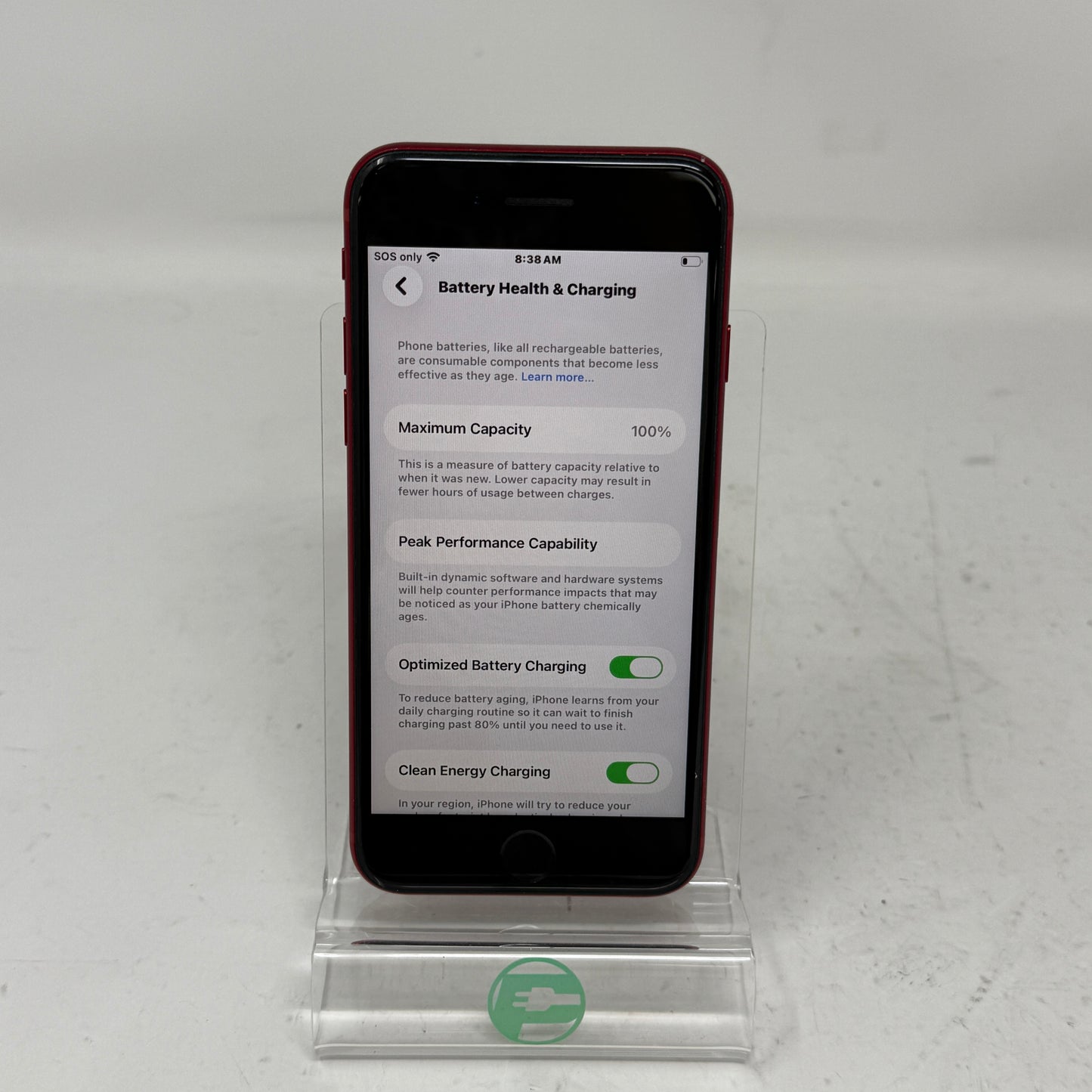 Factory Unlocked Apple iPhone SE 3rd Gen 64GB Product Red MMX73LL/A