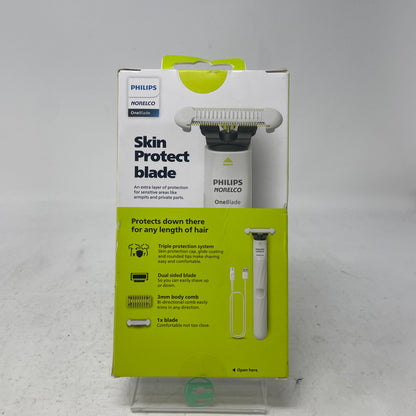 New Philips Norelco Oneblade Unisex Intimate Pubic & Personal Body Groomer/Trimmer QP1924/70