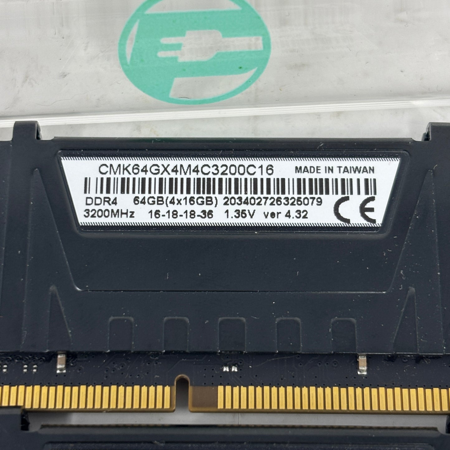 Corsair Vengeance LPX 64GB (4x16GB) RAM DDR4 3200MHz CMK64GX4M4C3200C16