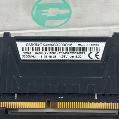 Corsair Vengeance LPX 64GB (4x16GB) RAM DDR4 3200MHz CMK64GX4M4C3200C16
