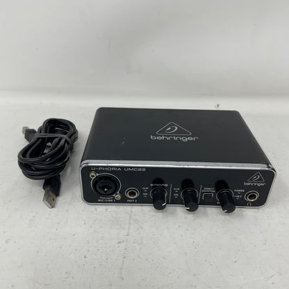 Behringer U-Phoria UMC22 2-Channel USB Audio Interface