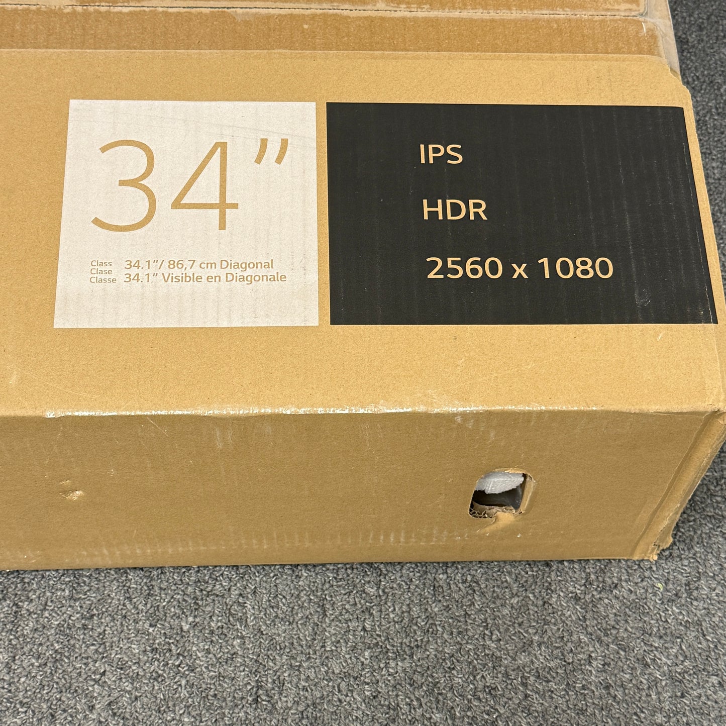 LG 34" 34WN650-W LED-Backlit LCD IPS UltraWide Monitor