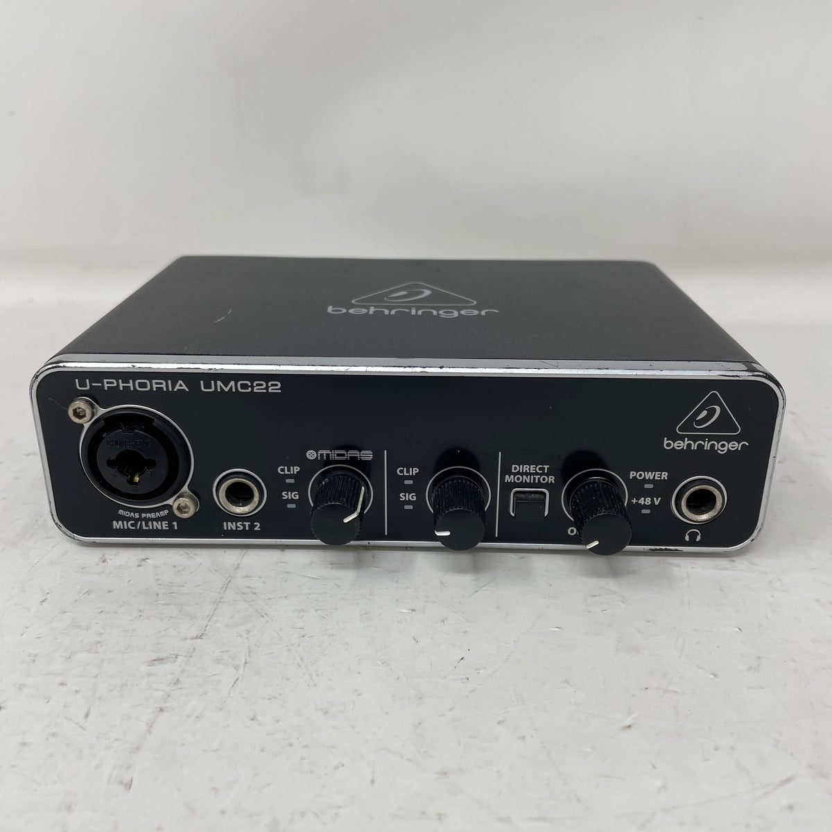 Behringer U-Phoria UMC22 2-Channel USB Audio Interface