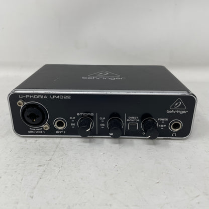 Behringer U-Phoria UMC22 2-Channel USB Audio Interface