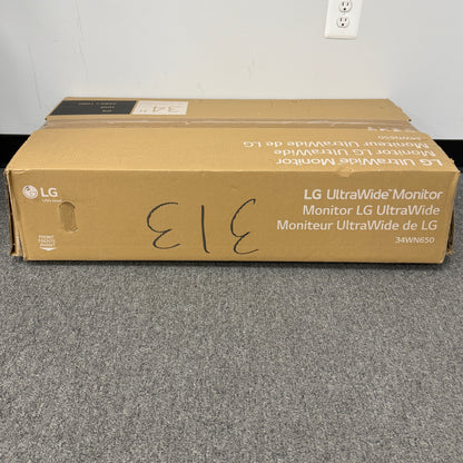 LG 34" 34WN650-W LED-Backlit LCD IPS UltraWide Monitor
