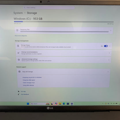 LG Gram 16Z90S-H.ADB9U1 Core Ultra 7 155H 3.8GHz 32GB RAM 2TB SSD