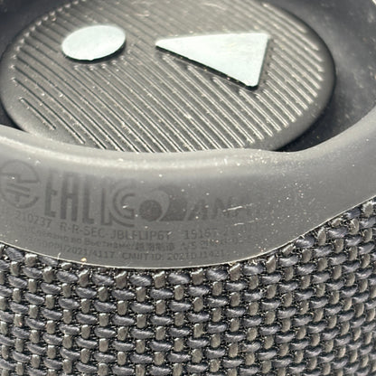 JBL Flip 6 Portable Wireless Bluetooth Speaker Black JBLFLIP6T