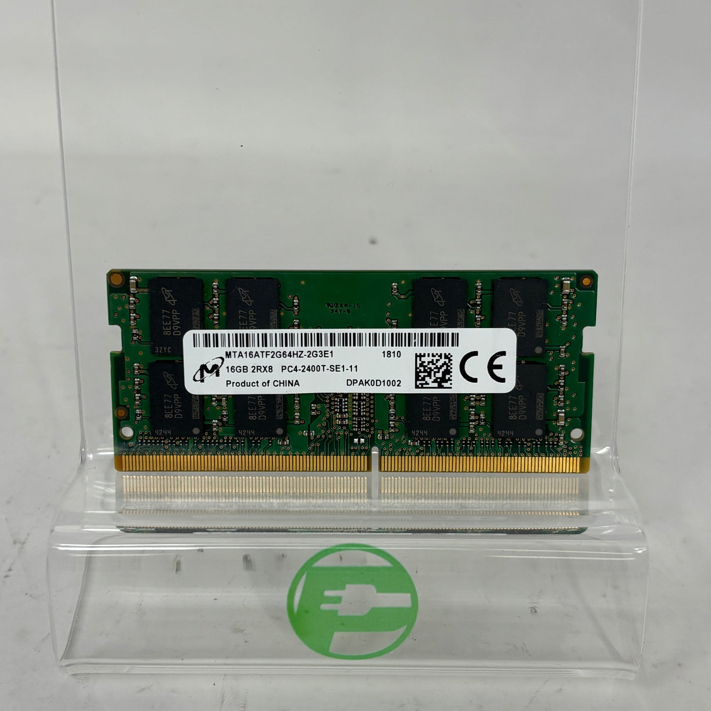 Micron  PC4-2400T-SE1 16GB (1x16GB) RAM DDR4 2400MHz MTA16ATF2G64HZ-243E1