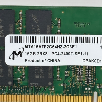 Micron  PC4-2400T-SE1 16GB (1x16GB) RAM DDR4 2400MHz MTA16ATF2G64HZ-243E1