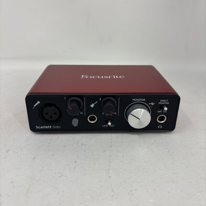 Focusrite Scarlett Solo 2nd Gen  USB Audio Interface NMB-003