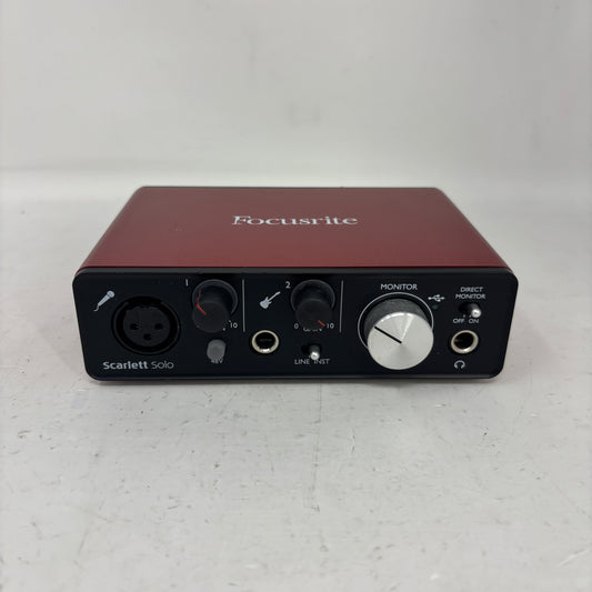 Focusrite Scarlett Solo 2nd Gen  USB Audio Interface NMB-003