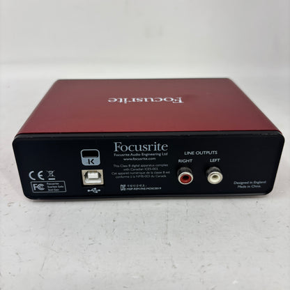 Focusrite Scarlett Solo 2nd Gen  USB Audio Interface NMB-003