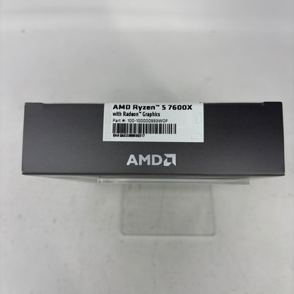 New AMD Ryzen 5 7600X 4.70GHz 6 Core 100-100000593 12 Thread AM5