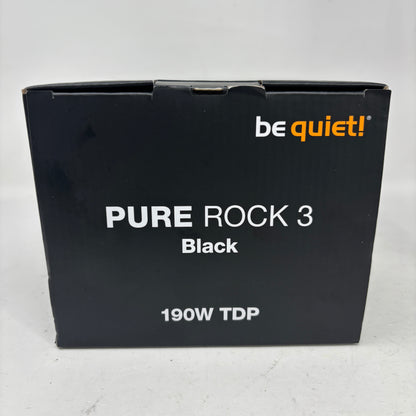 New be quiet! Pure Rock 3 120mm Rifle CPU Air Cooler ATX Full BK039