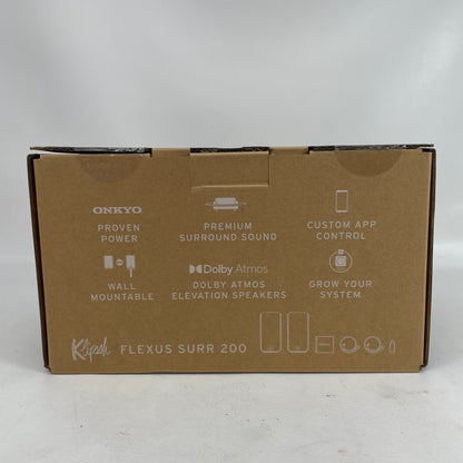 New Klipsch Flexus SURR 200 Enhanced Surround Speakers Black 1072090