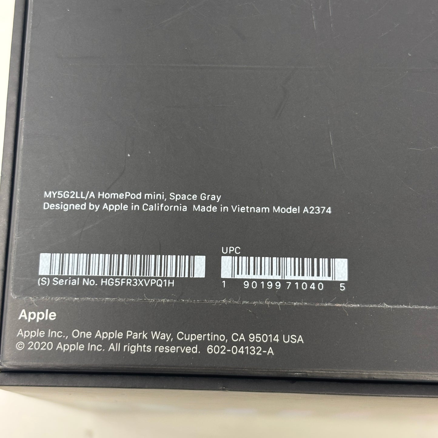 Apple HomePod Mini Black MY5G2LL/A Smart Speaker