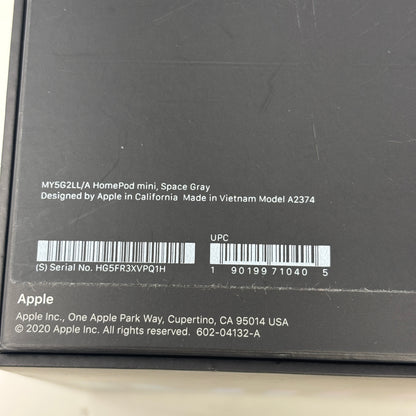 Apple HomePod Mini Black MY5G2LL/A Smart Speaker