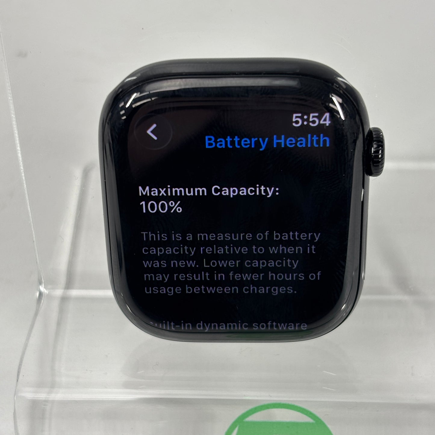 GPS Only Apple Watch Series 11 46MM Black Aluminum Black Sport Band MEUX4LW/A