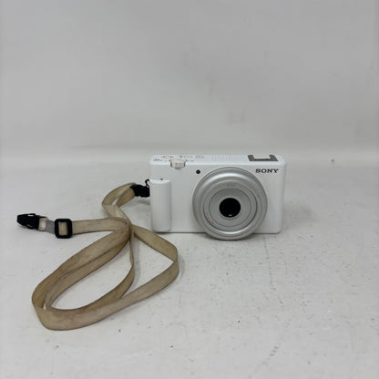 Sony ZV-1F 20.1MP Digital Point-And-Shoot Camera White
